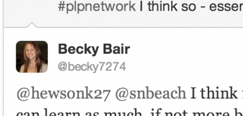 Top Tweets from the Action Research Chat