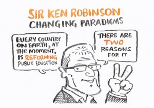 Sir Ken Robinson illustration