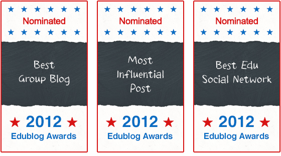 Nominations for Edublog Awards